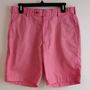 Peter Millar Pink Flat Front Men's Shorts